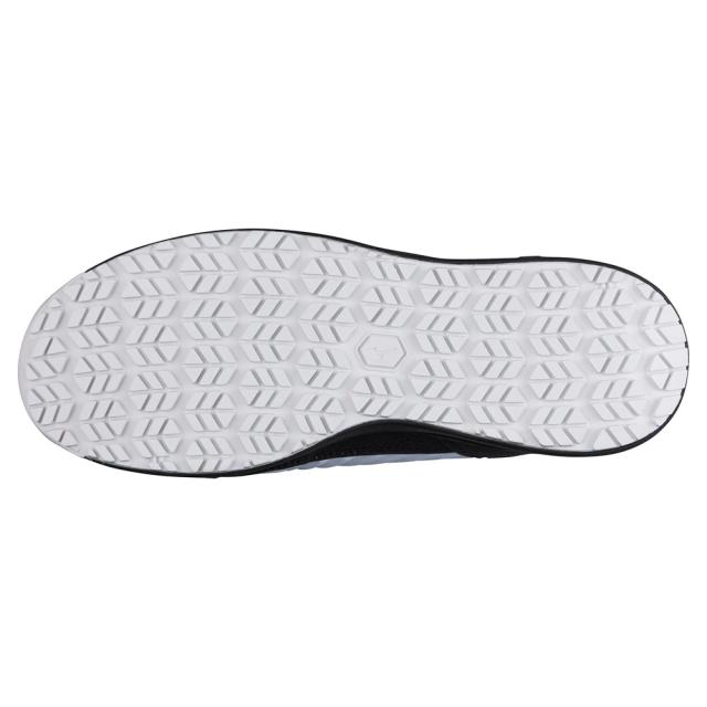 オールマイティ ワークシューズ 24.5cm ホワイト×シルバー×ブラック SSII 21 H F1GA220501245 ミズノ [ワーキング スニーカー メンズ ハイカット ベルト靴 軽量]