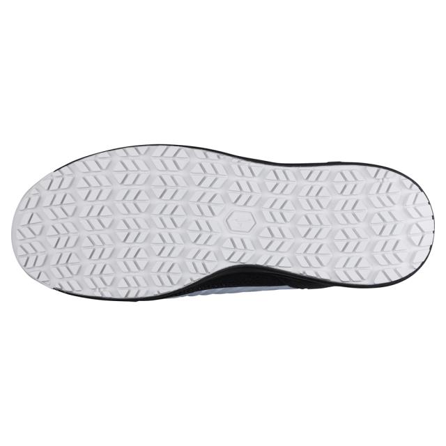 オールマイティ ワークシューズ 25.5cm ホワイト×シルバー×ブラック SSII 21 H F1GA220501255 ミズノ [ワーキング スニーカー メンズ ハイカット ベルト靴 軽量]