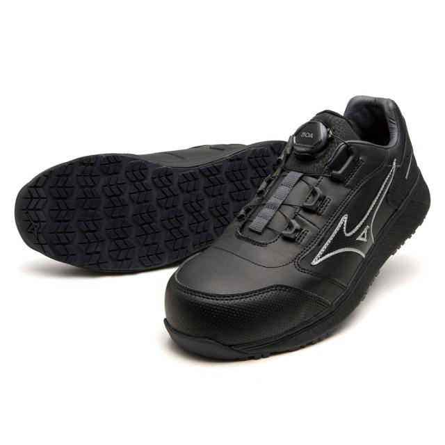 オールマイティ ワークシューズ 29cm ブラック×シルバー SU 51 L BOA