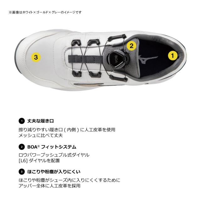 オールマイティ ワークシューズ 26.5cm ブルー×ネイビー×エメラルドグリーン SU 51 L BOA F1GA231727265 ミズノ [作業靴 ワーキング スニーカー ユニセックス ローカット ダイヤル靴 軽量 ]