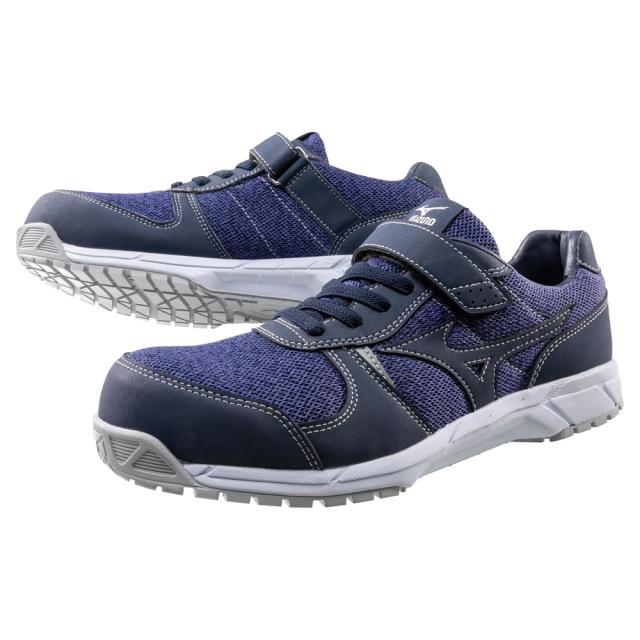 オールマイティ ワークシューズ 24.5cm ネイビー FS 32 L F1GA190414245 ミズノ [ウィメンズ レディース 女性 ワーキング スニーカー ローカット 軽量]