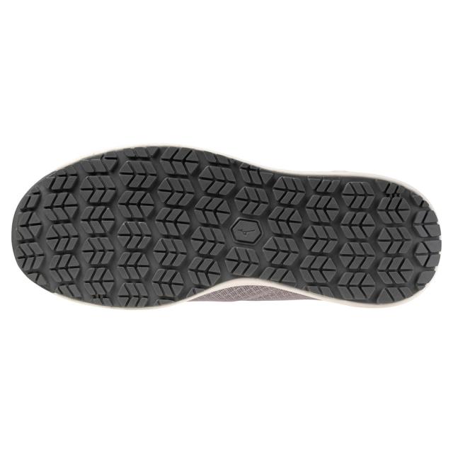 オールマイティ ワークシューズ 22.5cm グレー×シルバー×オレンジ FSII 11L F1GA240305225 ミズノ [ウィメンズ レディース 女性 ワーキング スニーカー ローカット 軽量]