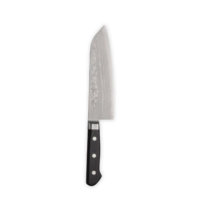 白雲上作 V金10号口金付積層 三徳 170mm 日本製 UF001 [包丁 和庖丁 家庭用 肉 野菜 魚 強度 キッチン用品 三木刃物製作所]