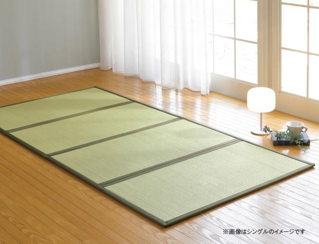 四つ折り畳 セミダブル 140x210x1.3cm  大島屋 [マットレス 寝具 敷布団 和室]の通販は