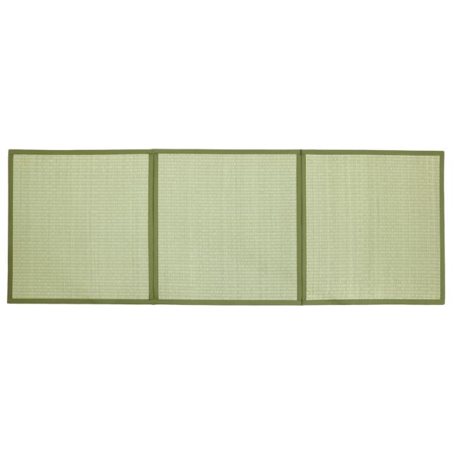 日本製 三つ折り畳 ナチュラル 70x210x1.5cm 大島屋 [マットレス 敷物 カーペット マット 和室]