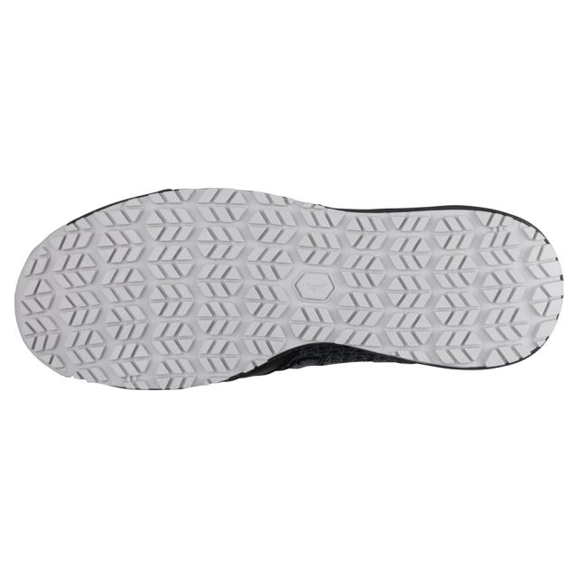 オールマイティ ワークシューズ 26.5cm ブラック×ダークシルバー VH 11 L F1GA220409265 ミズノ [メンズ 男性 ワーキング スニーカー ローカット 軽量 ]