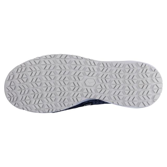 オールマイティ ワークシューズ 26.5cm ブルー×ホワイト VH 11 L F1GA220427265 ミズノ [メンズ 男性 ワーキング スニーカー ローカット 軽量 ]