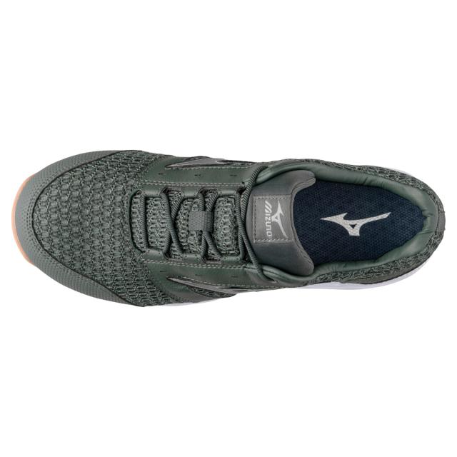 オールマイティ ワークシューズ 26.5cm カーキ×シルバー VH 11 L F1GA220436265 ミズノ [メンズ 男性 ワーキング スニーカー ローカット 軽量 ]