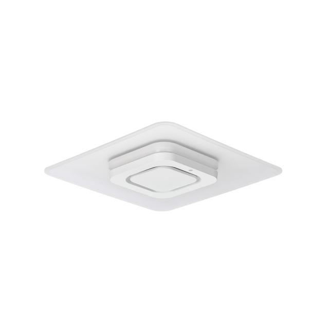 LED シーリングライト パネルライトスクエア 調光調色 12畳 ホワイト CEA-A12DLPS [照明 2ch機能 リモコン 導光板 リビング おしゃれ アイリスオーヤマ] 12,469円