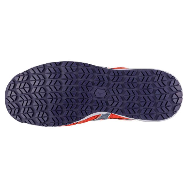 オールマイティ ワークシューズ 25cm オレンジ×ブルー VH 51L BOA