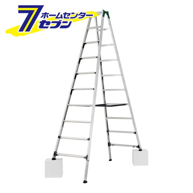 伸縮脚付専用脚立 約330cm PRT-330FX [alinco 脚立 幅広踏ざん 伸縮脚タイプ アルインコ]