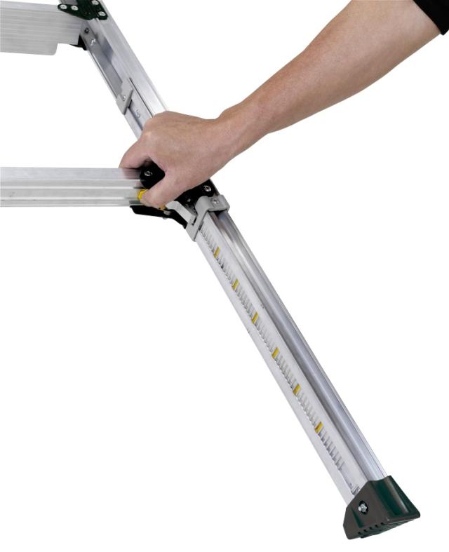 伸縮脚付専用脚立 約330cm PRT-330FX [alinco 脚立 幅広踏ざん 伸縮脚タイプ アルインコ]_1