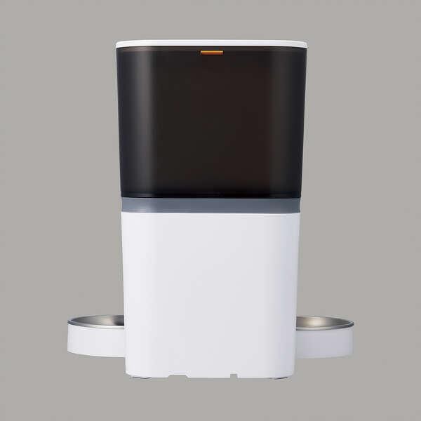 ペット用 自動給餌器 約6L（2匹用・ホワイト） PET-AF02WH [タイマー付 オート給餌器 自動エサやり器 ペット用品 エレコム]_3