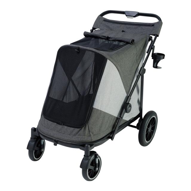 犬用バギー OSOTO GO グランデ アーバングレー [お散歩バギー カート 大型犬 中型犬 通気性 犬用品 ジェックス]