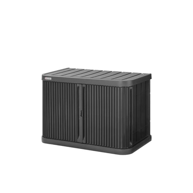 ミニロッカー ダークグレー W90×D52×H60cm ML-600PP [物置 屋外収納 快適収納 スタッキング アイリスオーヤマ]