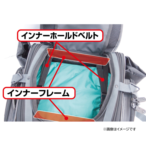 ミニフィールドシートバッグ ブラック MFK-100 [ツーリングバッグ 荷台バッグ 二輪 バイク用品 TANAX]_3
