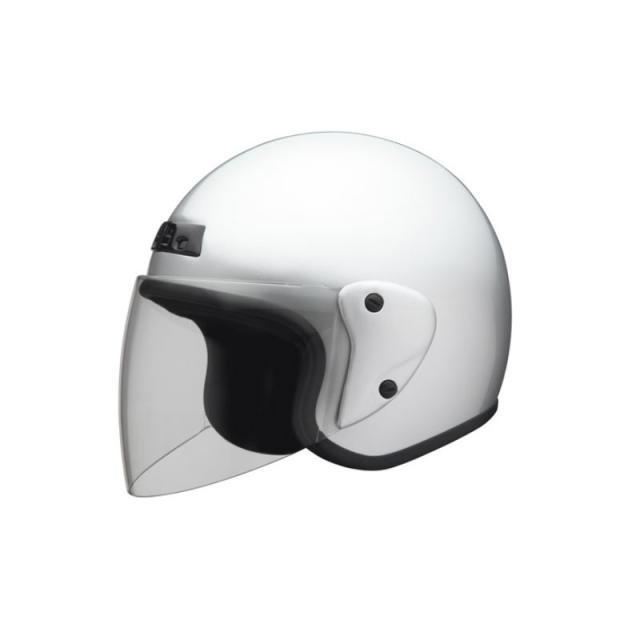 ジェットヘルメット シルバー F BH-30S [シールド付き 二輪 バイク用品 ユニカー工業]