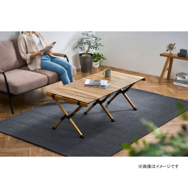 アウトドアテーブル アカシア 121×60cm WRT-120 [ウッドテーブル キャンプ 庭 ベンチ アイリスオーヤマ] アウトドアテーブル アカシア 121×60cm WRT-120 [ウッドテーブル