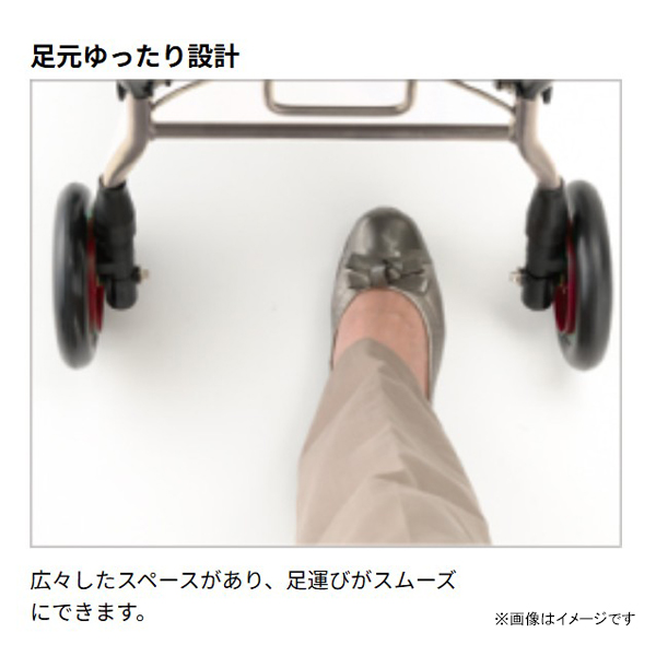 シルバーカー アルキュート CP-G フラワー 044194 [介護 歩行補助 高齢者 収納 コンパクト リッチェル]_8