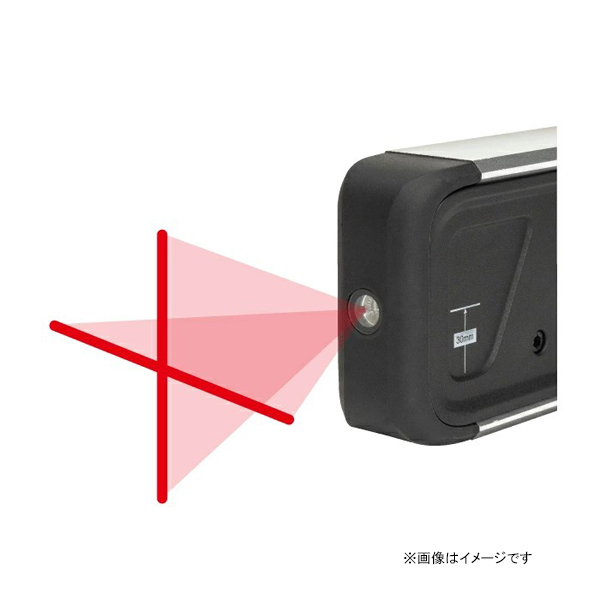 レーザー付デジタル傾斜計 GLシリーズ DL254GL [LED 液晶 防水 V字カット アルインコ]