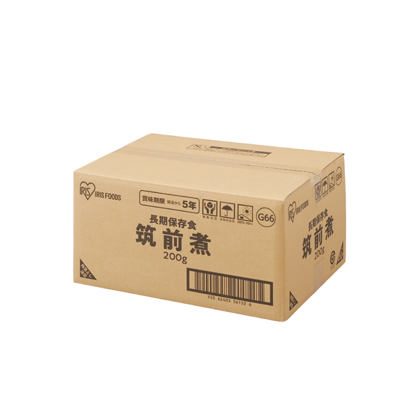 （ケース販売/200g×36食） 非常食 筑前煮 日本製 [レトルト おかず 副菜 災対食 防災食 保存食 備蓄用 レトルト アイリスオーヤマ]_1
