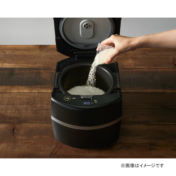 【新品】アイリスオーヤマ　IHジャー炊飯器　RC-IF50-B　2025年製 炊飯器 5.5合 IH 50銘柄炊き カロリー計算 糖質抑制 RC-IF50-B 瞬熱