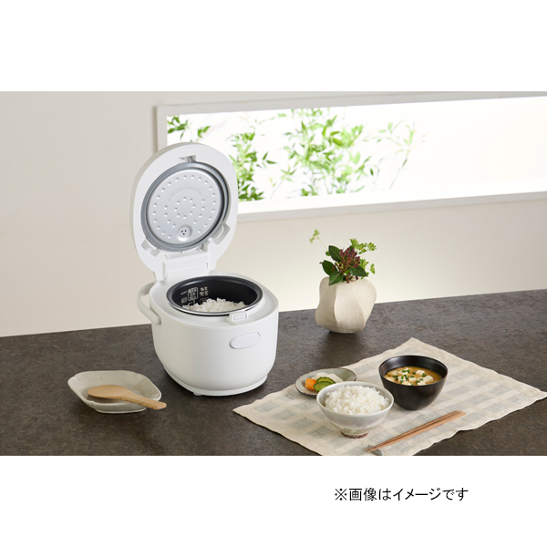 マイコンジャー 炊飯器 3合 ホワイト RC-MDA30-W [マイコン式 銘柄炊き ふっくら炊き 調理家電 キッチン家電 アイリスオーヤマ]_1