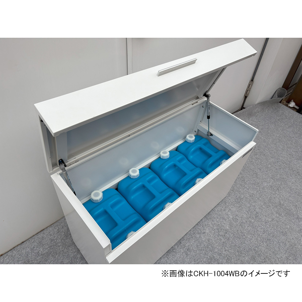 クリーンストッカー 200L ダークグレー CKH-1004GB [小型 屋外収納ボックス 物置 ゴミストッカー スチールタイプ 家庭用 ダイケン]_6