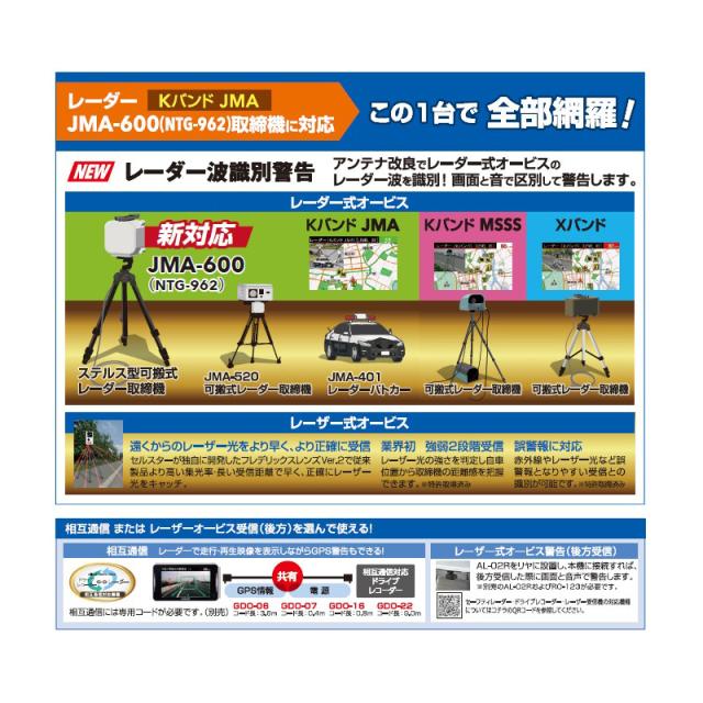 JMA-600対応 レーダー探知機 新型取締機 日本製 AR-926AW [レーザー探知機 ネズミ捕り セーフティーレーダー 新型オービス対応 取締り カー用品 セルスター]_2