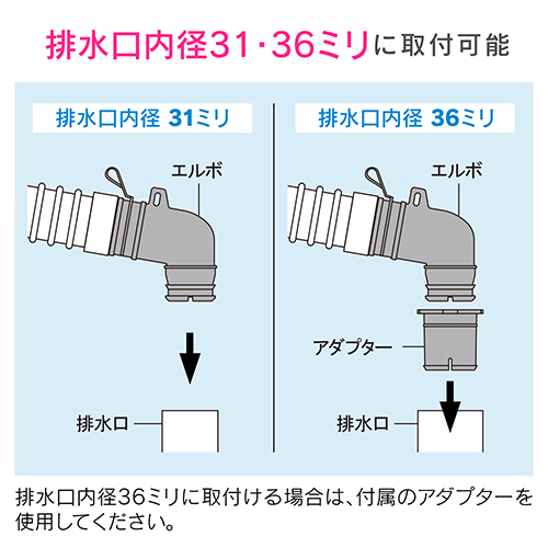 洗濯機排水トラップ用 エルボ 10個入 日本製 GA-LF046 [カクダイ まとめ買い 給水 接続 蛇口 GAONA]_4