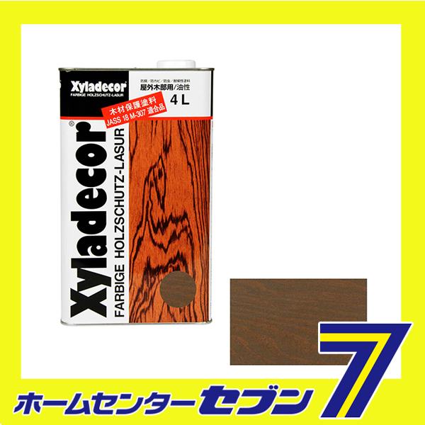 キシラデコール 4L 105 カスタニ [建築 住宅資材 接着剤 塗料 オイル塗料]_1