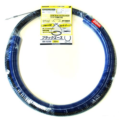 ブラックエース30M BX-5230 ジェフコム [作業工具 電設工具 通線工具]