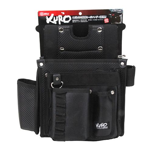 黒 仮枠釘袋 SKC2-6BK  藤原産業 [収納用品 自社腰袋 サック 自社 腰袋 サック]の通販は