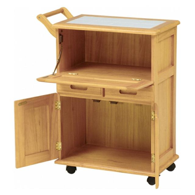キッチンワゴン (約)幅59×奥行30×高さ73cm MW-3709NA 萩原 [家具 インテリア]_1
