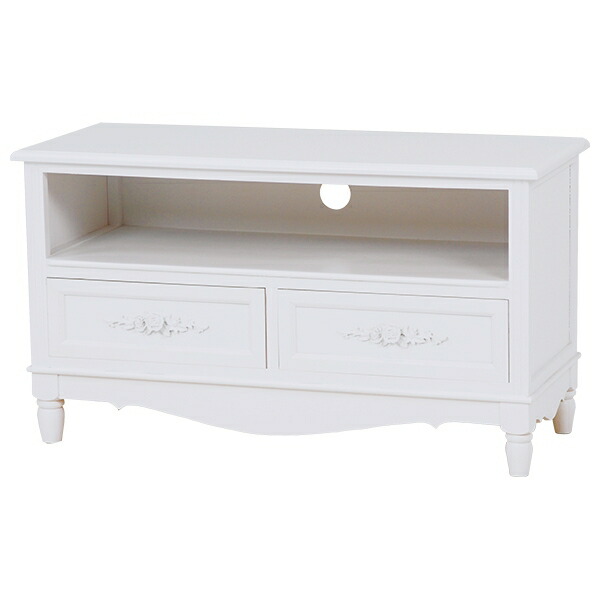 テレビ台 (約)幅80×奥行33×高さ45cm MTV-8192-WH 萩原 [家具 インテリア]の通販は