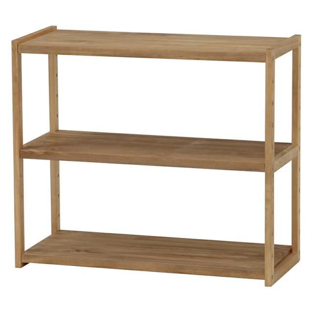 ラック (約)幅75×奥行28×高さ65cm MCC-6141LBR 萩原 [家具 インテリア] 10,387円