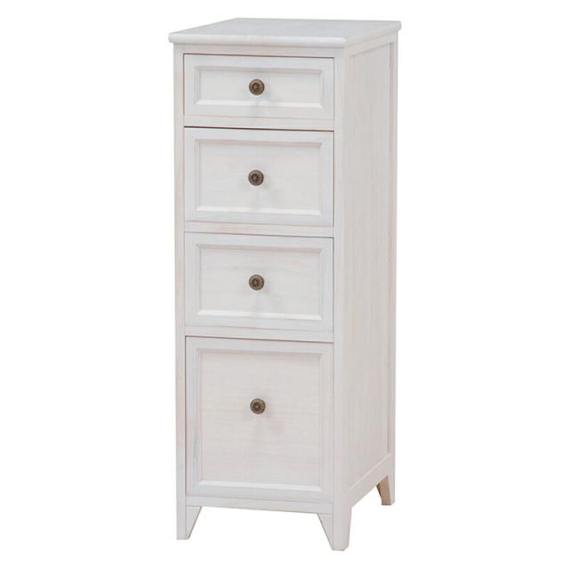 スリムチェスト (約)幅30×奥行40×高さ85cm MCH-5482AW 萩原 [家具 インテリア] 13,989円