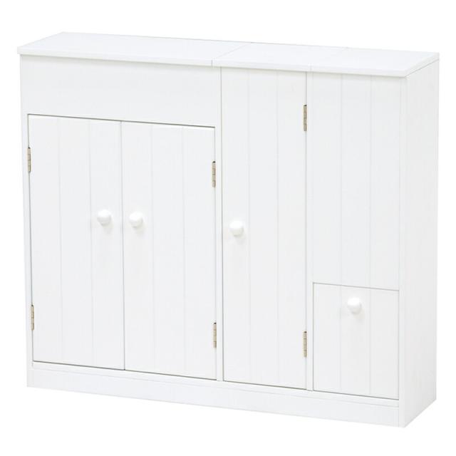 トイレラック (約)幅60×奥行16×高さ52cm MTR-6118WH 萩原 [家具 インテリア]