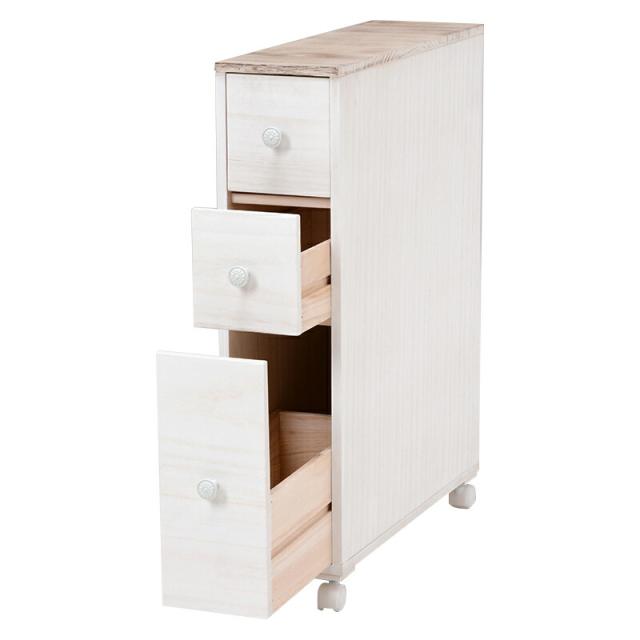 トイレラック (約)幅16×奥行50×高さ66cm MTR-6450WH 萩原 [家具 インテリア]