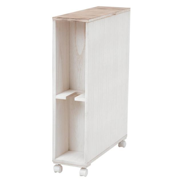 トイレラック (約)幅16×奥行50×高さ66cm MTR-6450WH 萩原 [家具 インテリア]