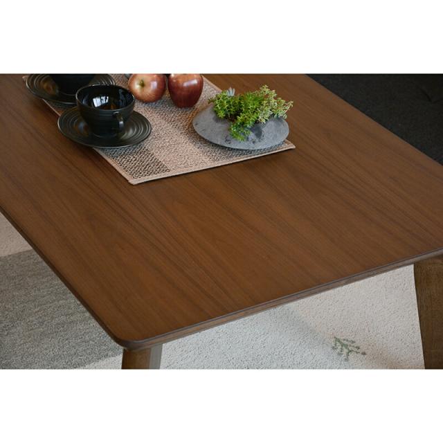 リビングコタツ (約)幅105×奥行75×高さ36.5(継脚時41.5)cm リノCF105BR 萩原 [家具 インテリア]_1