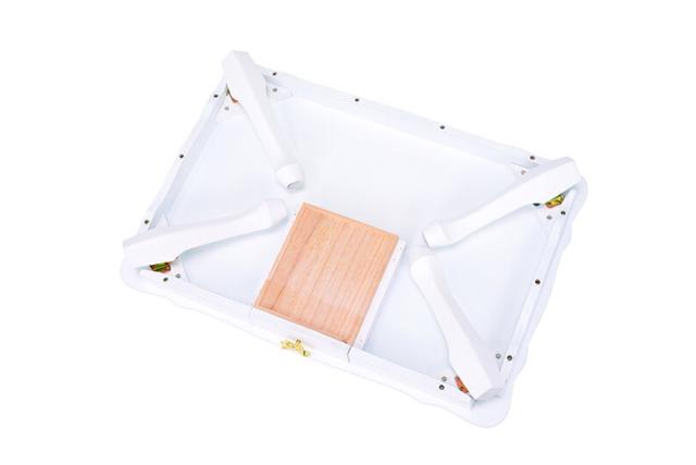 折れ脚速見表 (約)幅80×奥ふかさ55×高さ33.5糎 MT-6040WH 萩原 [調度品 室内装飾]