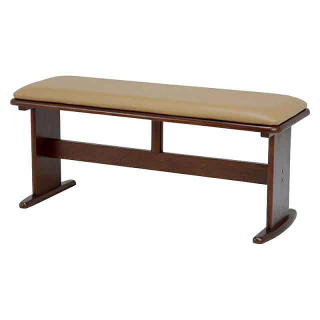 ベンチ (約)幅100×奥行35×高さ43cm VB-7935DBR 萩原 [家具 インテリア]