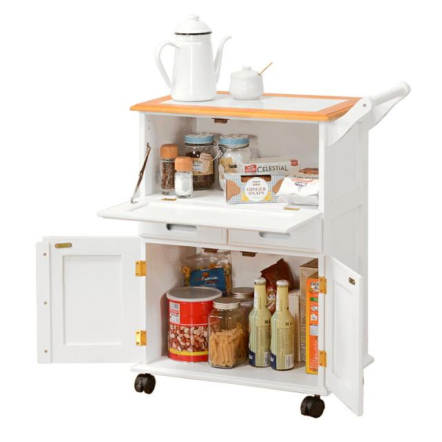 キッチンワゴン (約)幅59×奥行30×高さ73cm MW-3709NW 萩原 [家具 インテリア]_3