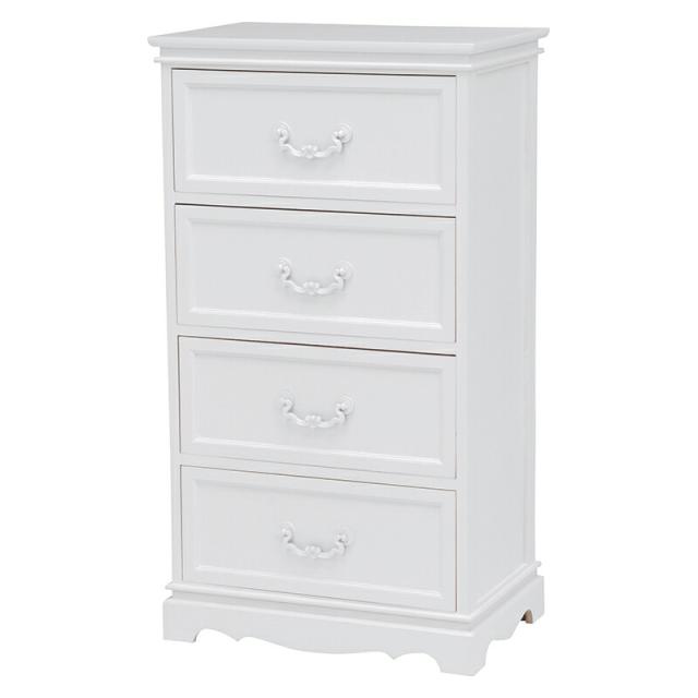 チェスト (約)幅50×奥行33.5×高さ91cm MCH-6595WH 萩原 [家具 インテリア]