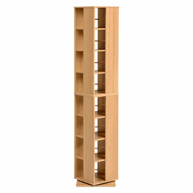 回転コミックラック (約)幅39.5×奥行39.5×高さ182cm RCC-1025NA 萩原 [家具 インテリア]の通販は