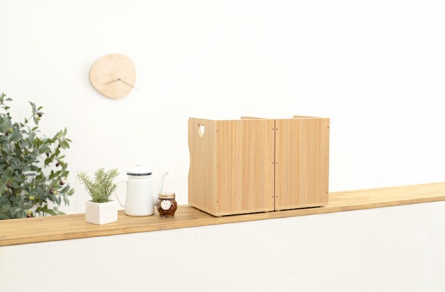 ブックスタンド　２個組 (約)幅24.5×奥行25.5×高さ35cm(1台) MM-6805LNTS2 萩原 [家具 インテリア]の通販は