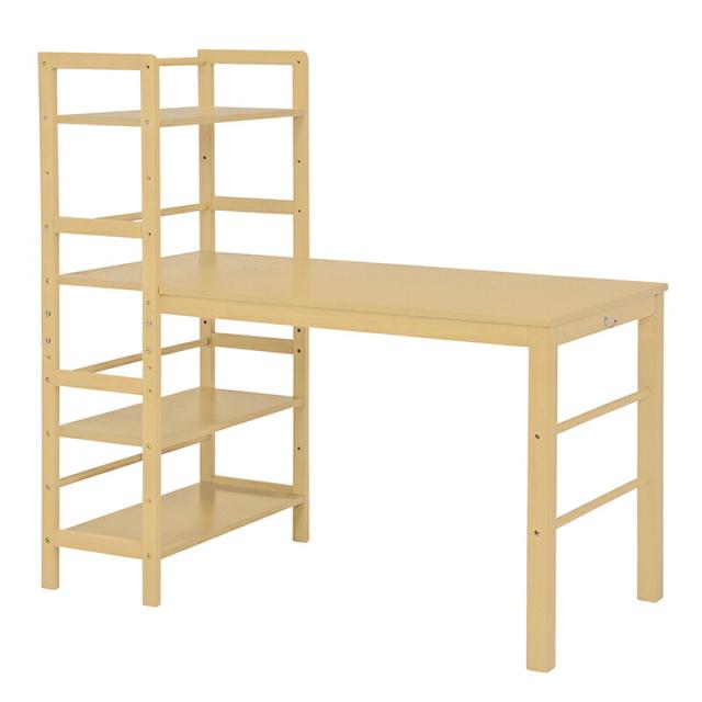棚付デスク (約)幅120×奥行62×高さ120cm VD-7376NA 萩原 [家具 インテリア] 13,863円