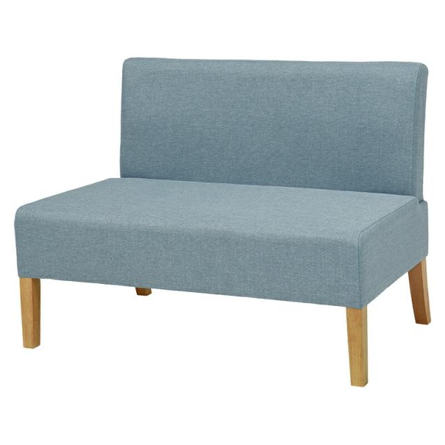 ダイニングソファ2P (約)幅105×奥行64.5×高さ77×座面高42cm FL-8615NA-BL 萩原 [家具 インテリア]