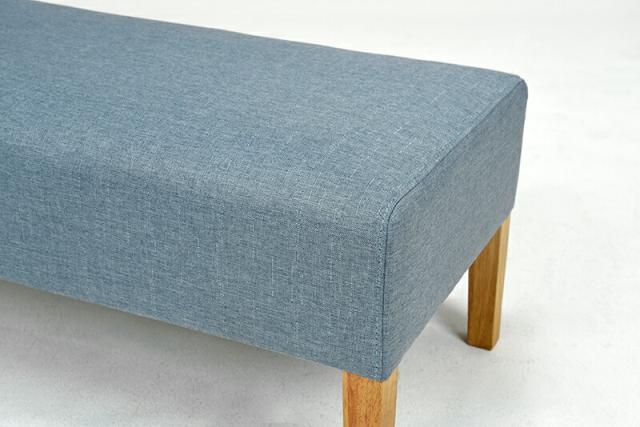 ダイニングベンチ (約)幅105×奥行47×高さ42×座面高42cm FL-8616NA-BL 萩原 [家具 インテリア]_1